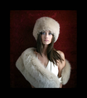 Woman in Fur Hat