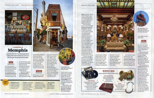 Southern Living May 2015 Issue - A Weekend in Memphis